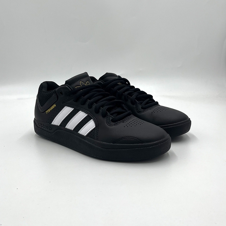 Adidas Tyshawn (Black/White/Gold) Shoes Mens at Emage Colorado, LLC