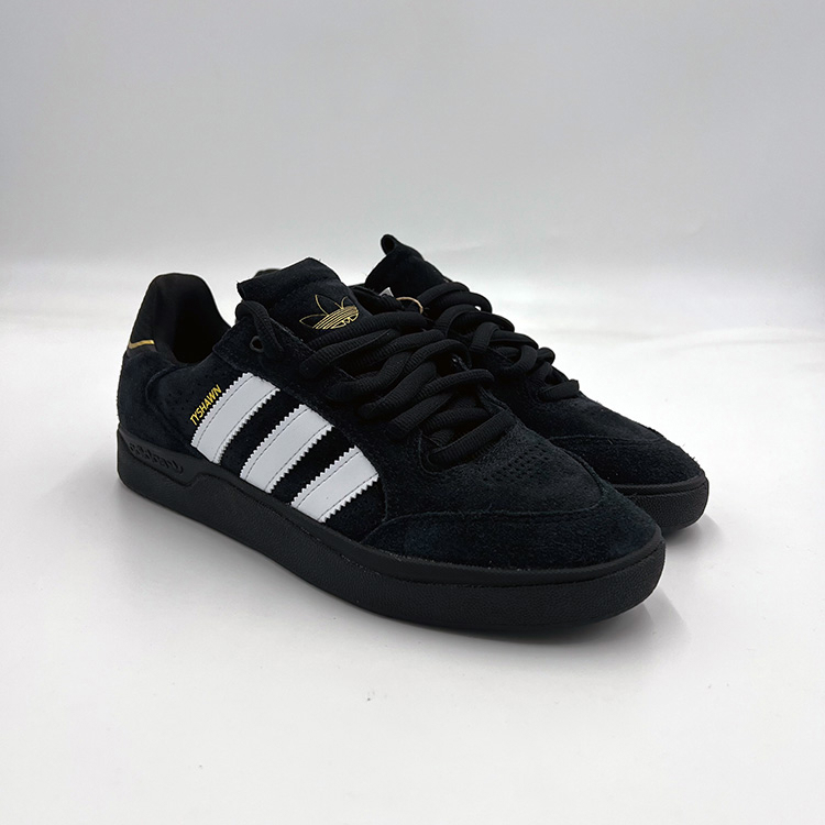 Adidas Tyshawn Low (Black/White/Gold) Shoes Mens at Emage Colorado, LLC