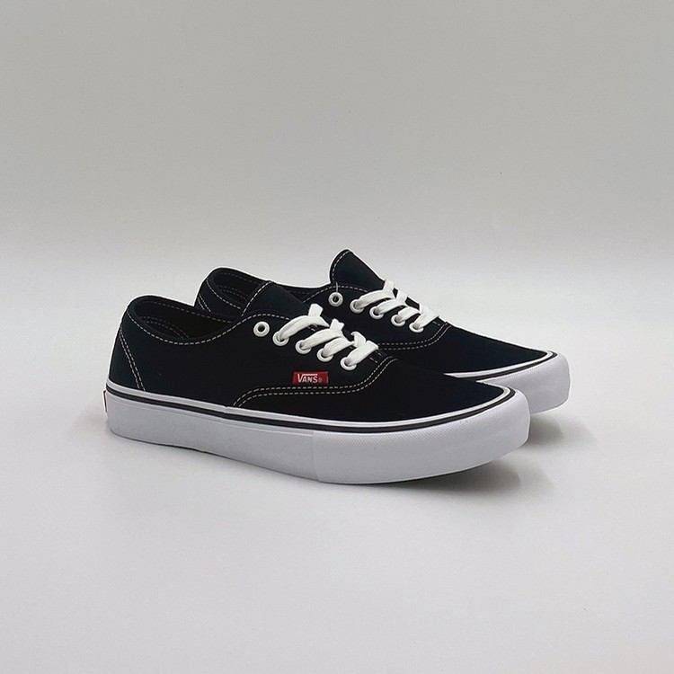 vans authentic pro black and white