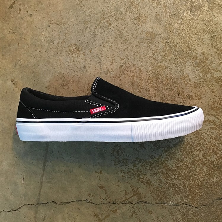 vans slip on white pro