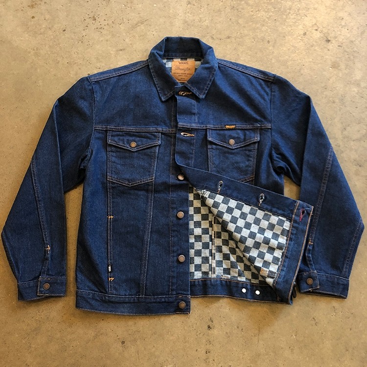 vans wrangler denim jacket