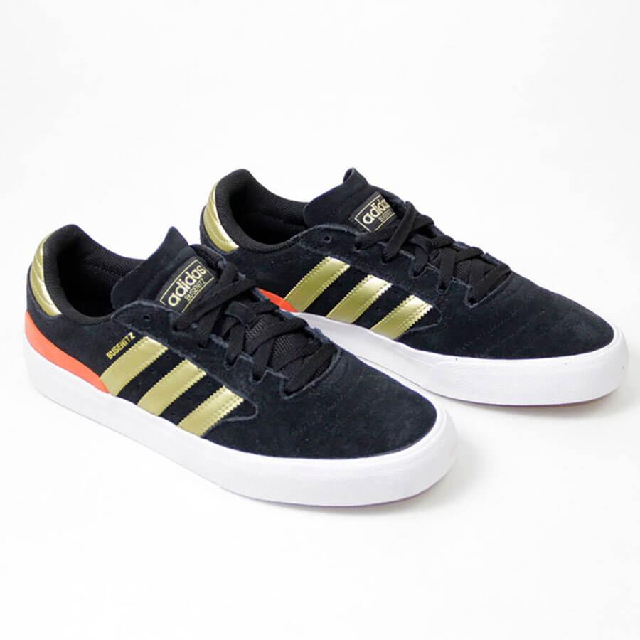 Adidas Busenitz Vulc 2 (Black/Gold/Red) Shoes at Embassy