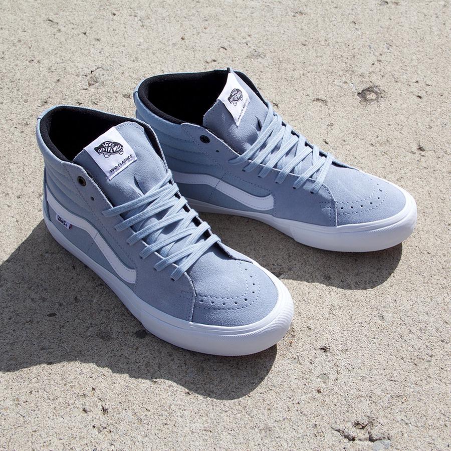 vans sk8 hi blue fog