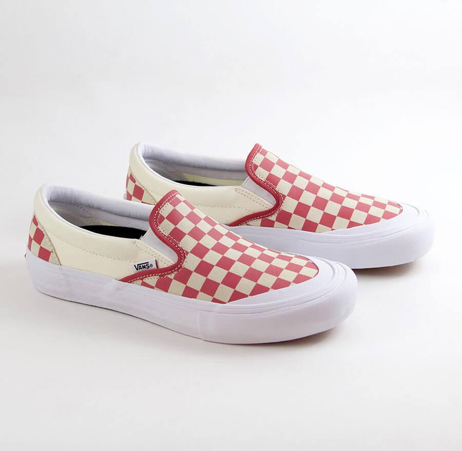 vans slip on pro red