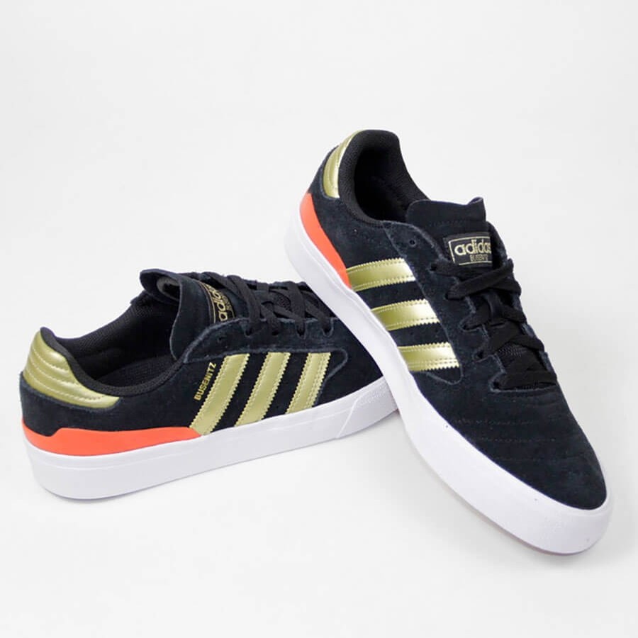 Adidas Busenitz Vulc 2 (Black/Gold/Red) Shoes at Embassy