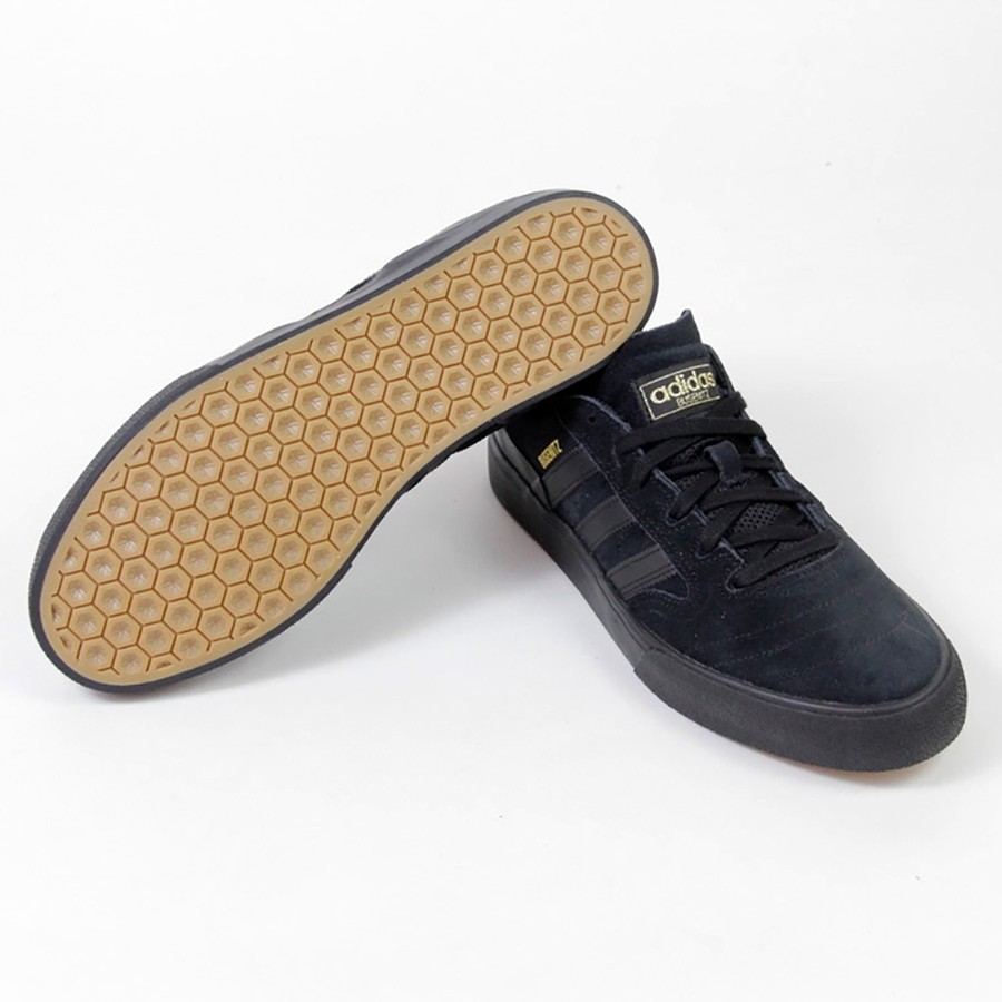 Adidas Busenitz Vulc 2 (Black/Black/Gum) Shoes at Embassy
