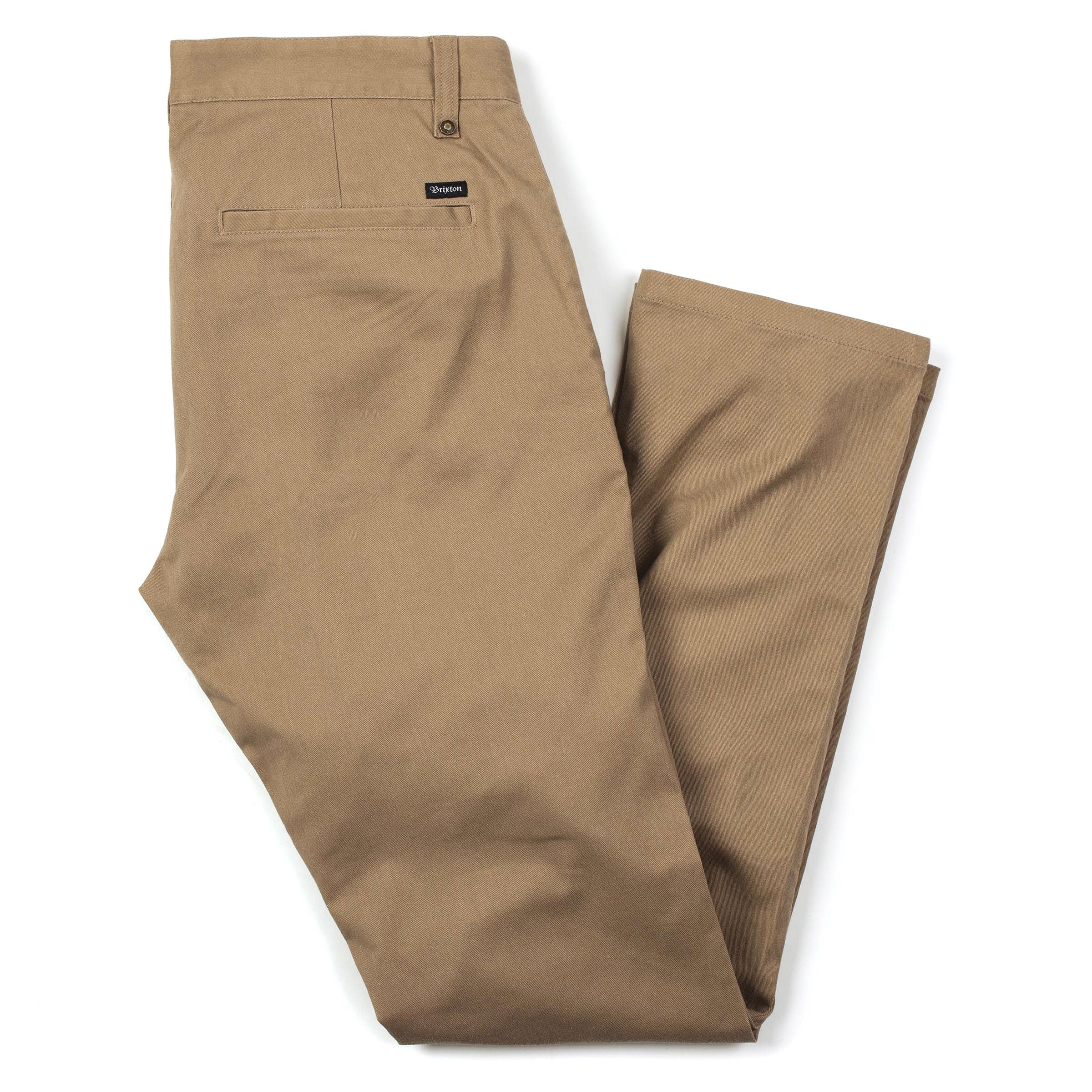 Brixton RESERVE CHINO PANT (KHAKI) Pants at Embassy