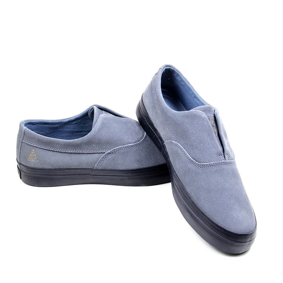 huf dylan slip on blue stone
