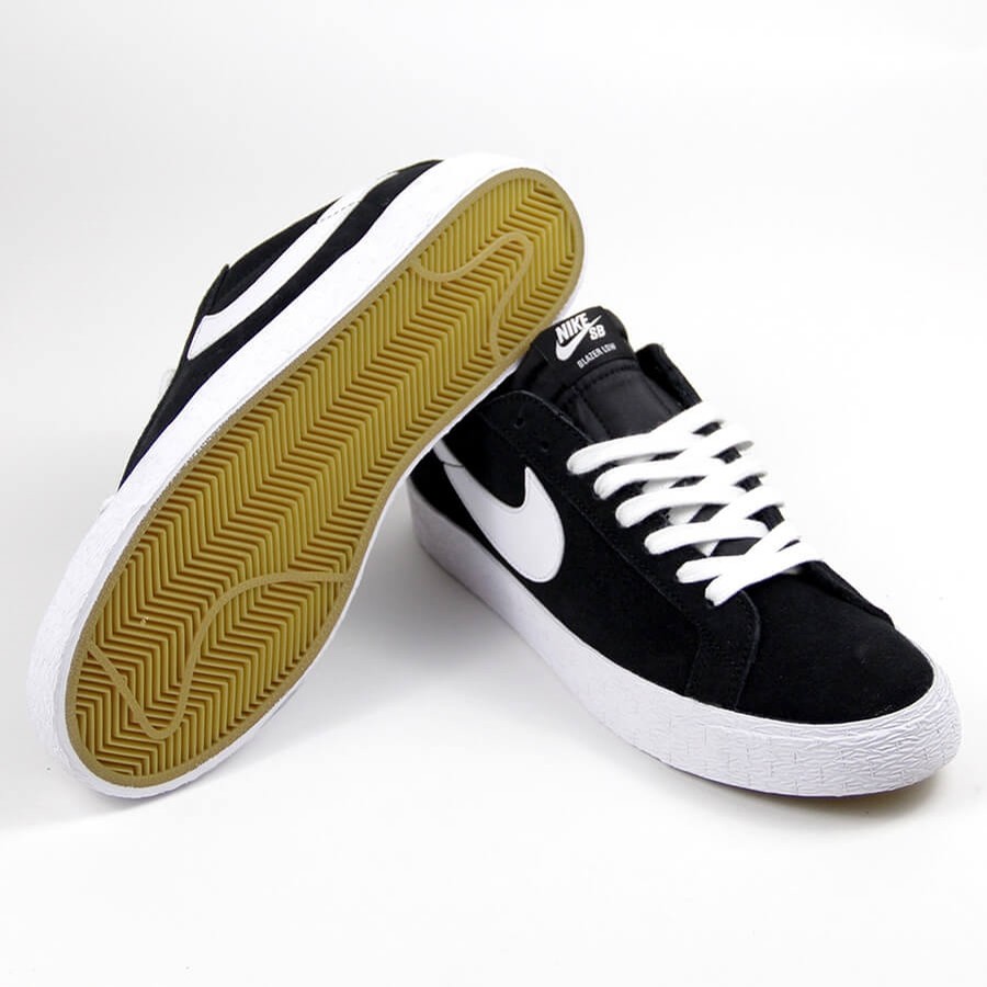 Nike Sb Zoom Blazer Low Black White Shoes At Embassy