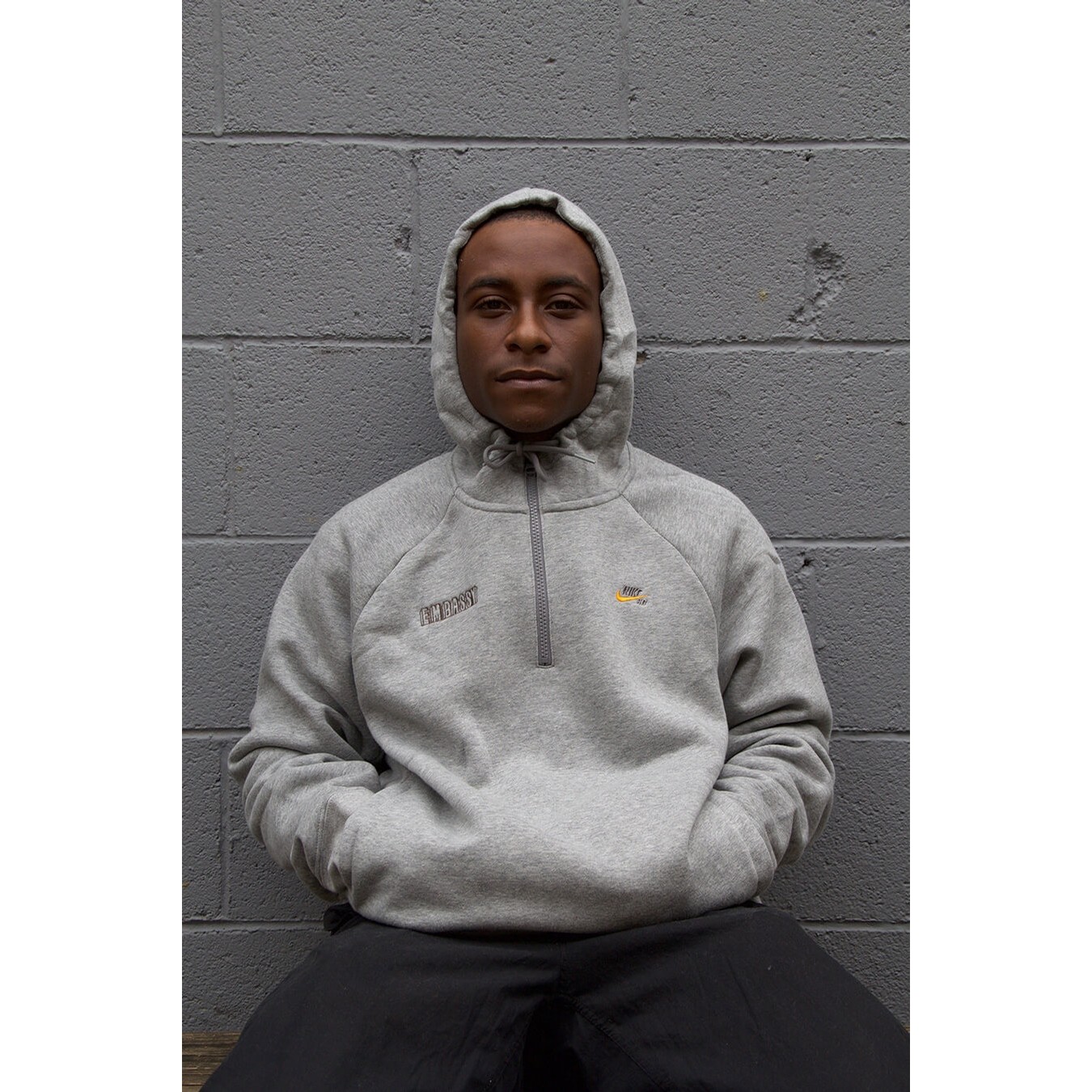 nike sb half zip hoodie