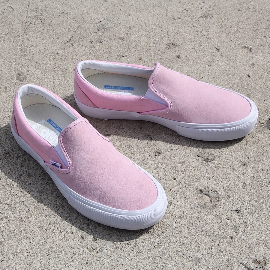 slip on pink