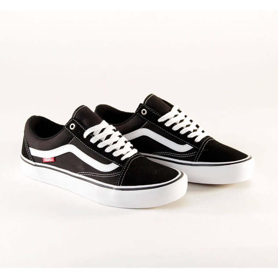 old skool v pro black white