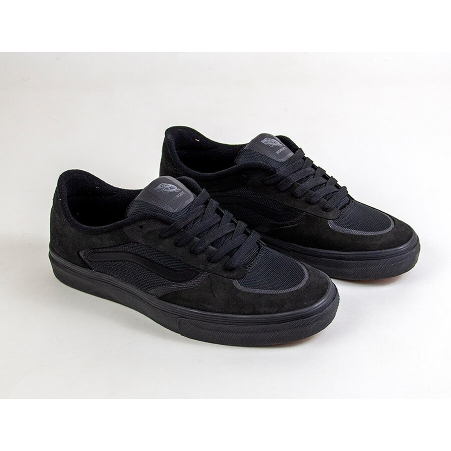 vans rowley all black
