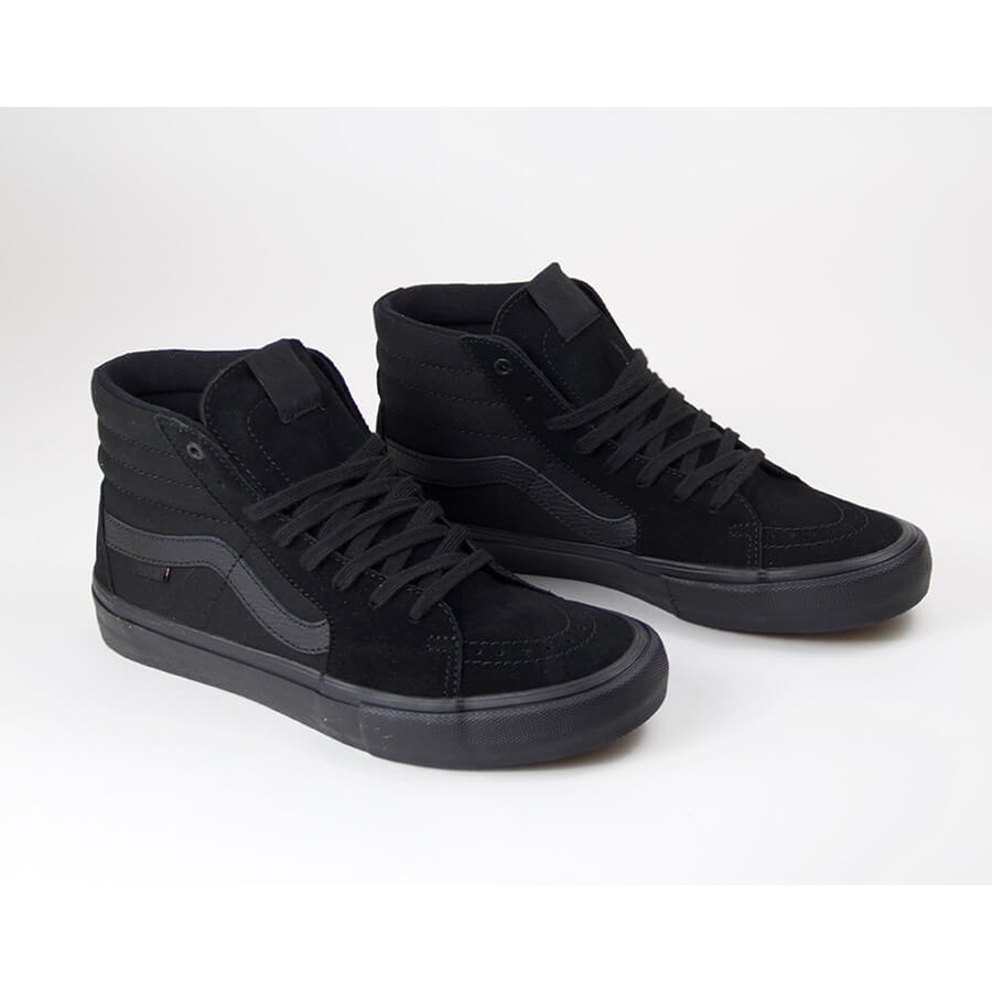 vans sk8 hi pro shoes blackout