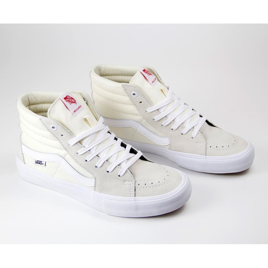 vans sk8 hi pro white
