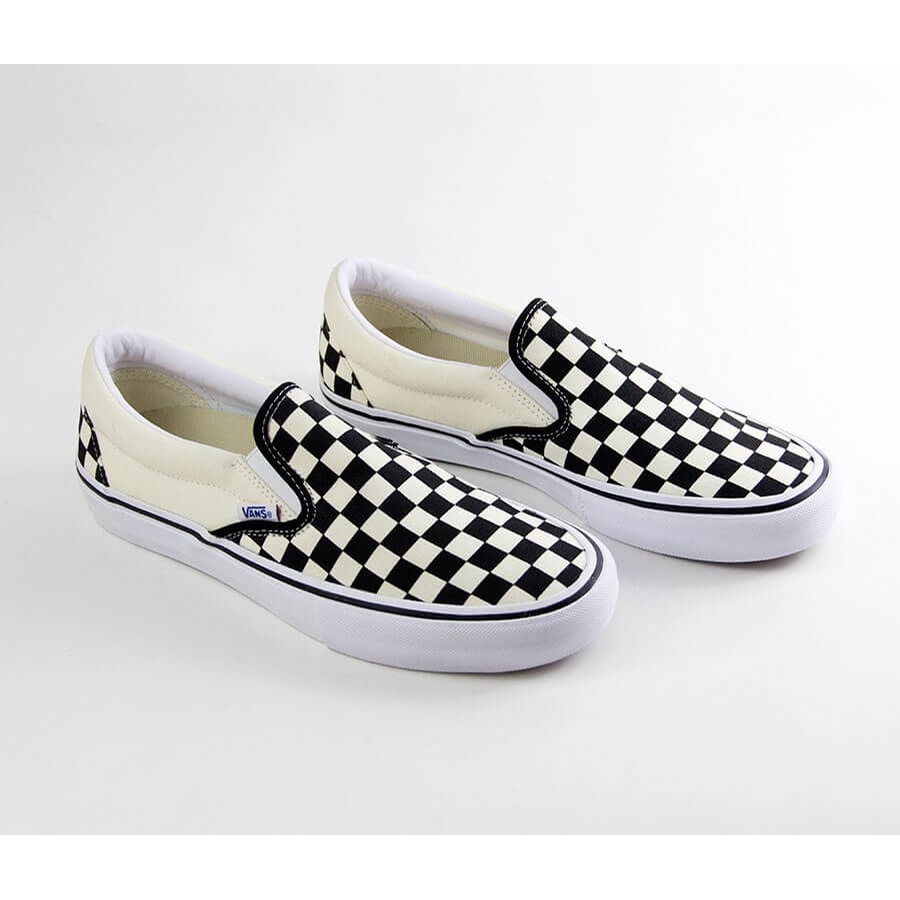 vans slip on checkerboard