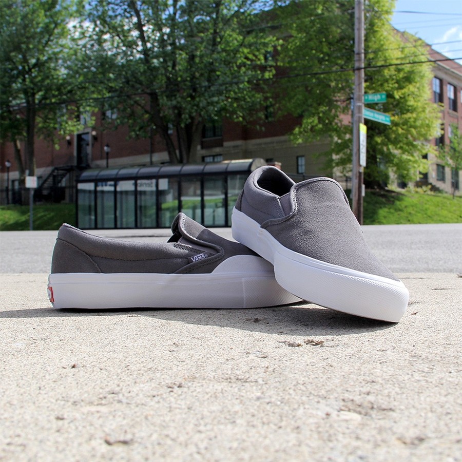 vans rubber slip ons