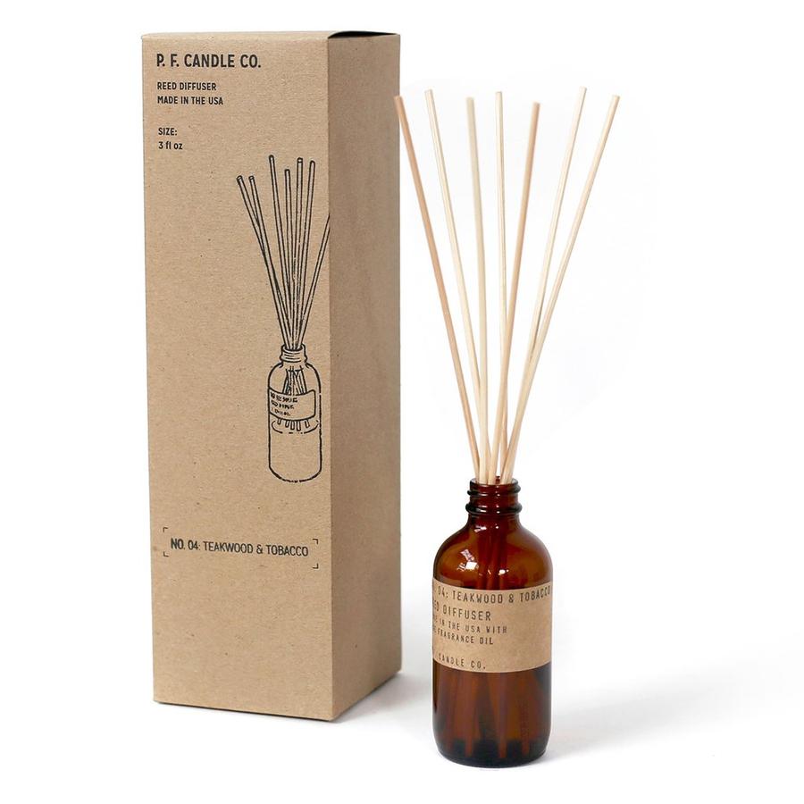 PF Candle Co Teakwood and Tobacco Reed Diffuser Scents at The Stockist