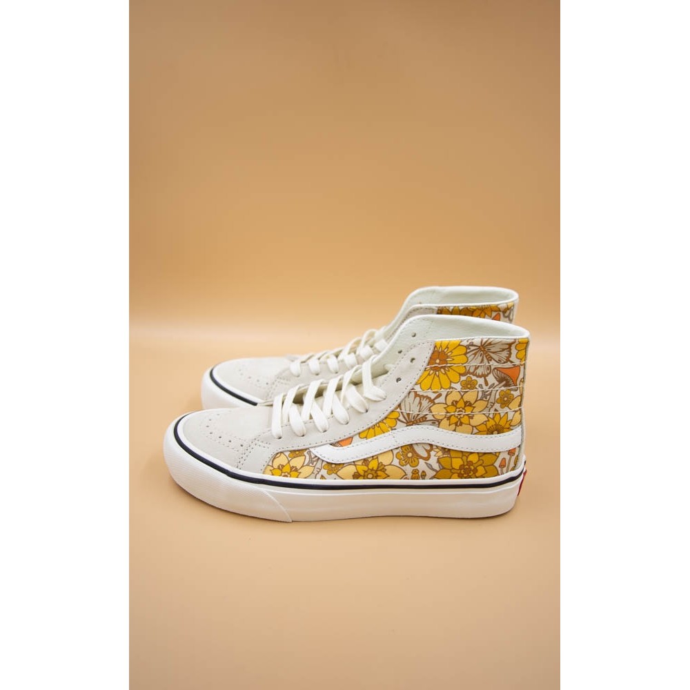 trippy floral vans shoes