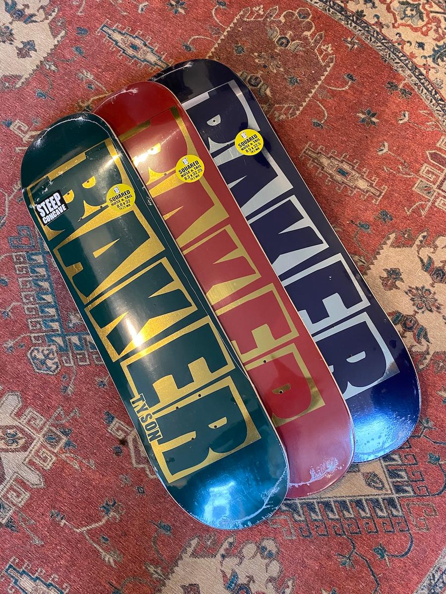 Baker Gold Foil Logo Decks at Home