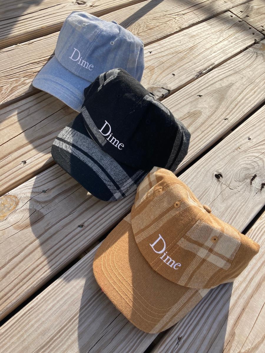 Dime Plaid Cap Hats Beanies at Home 