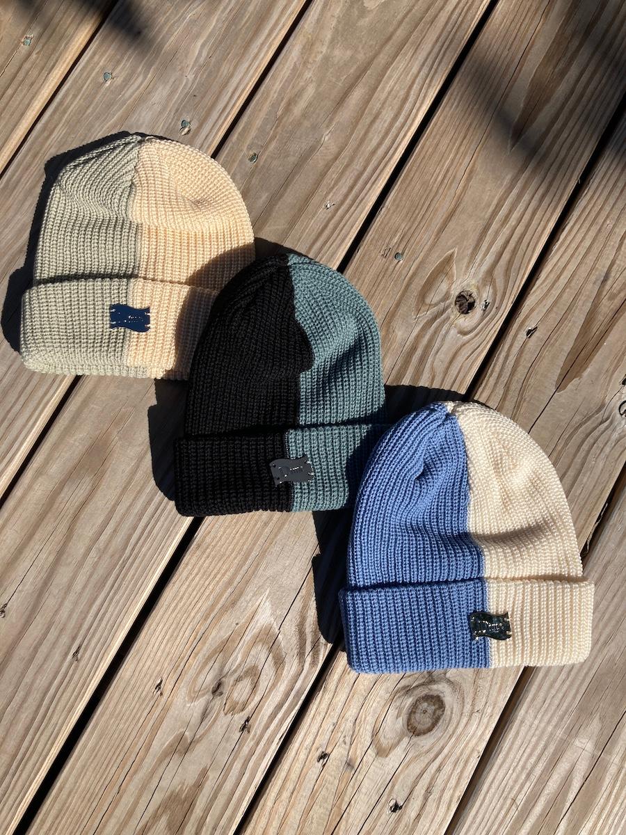 Dime Split Beanie Hats Beanies at Home 