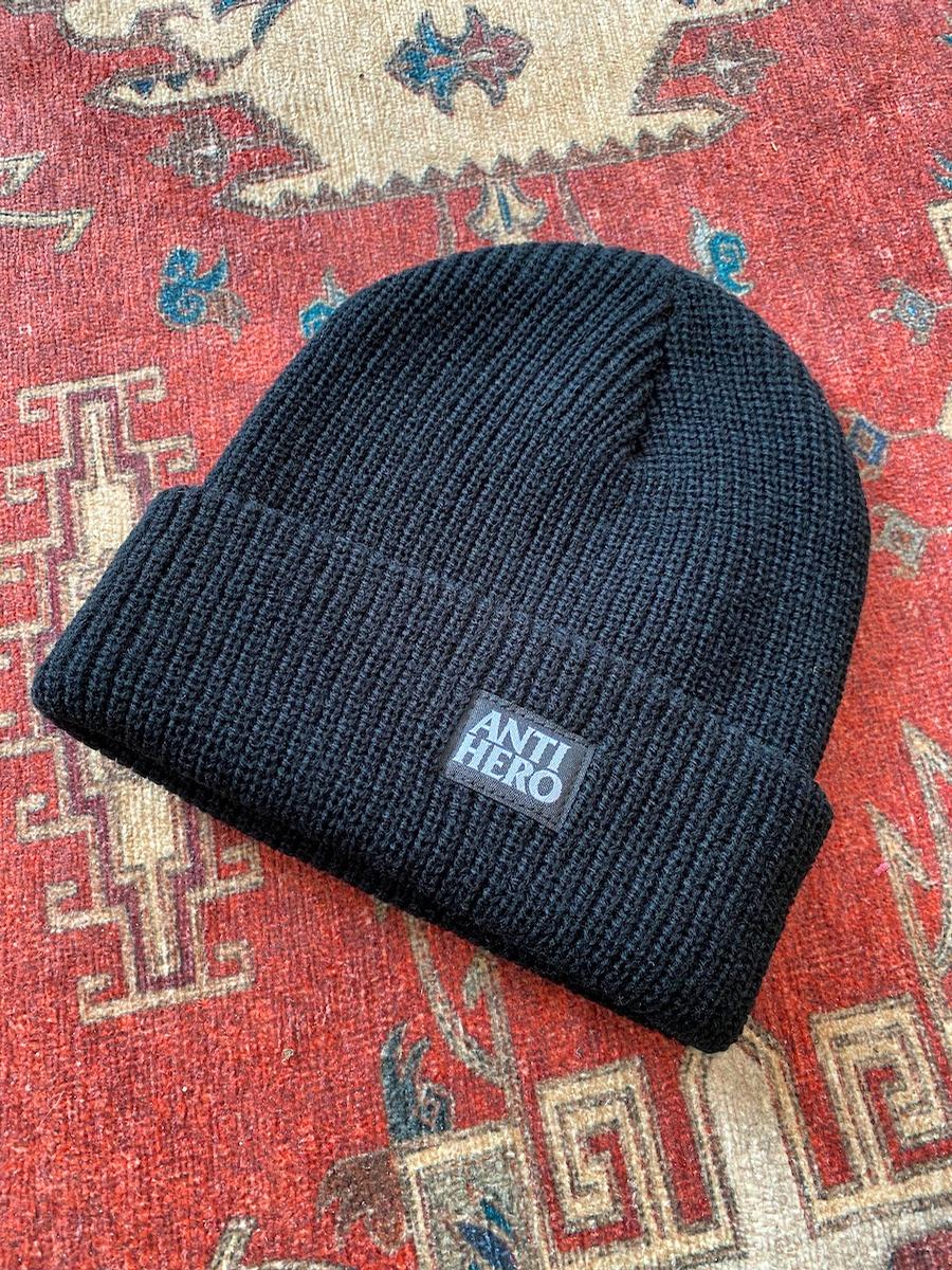 Anti Hero Lil Black Hero Beanie Hats 
