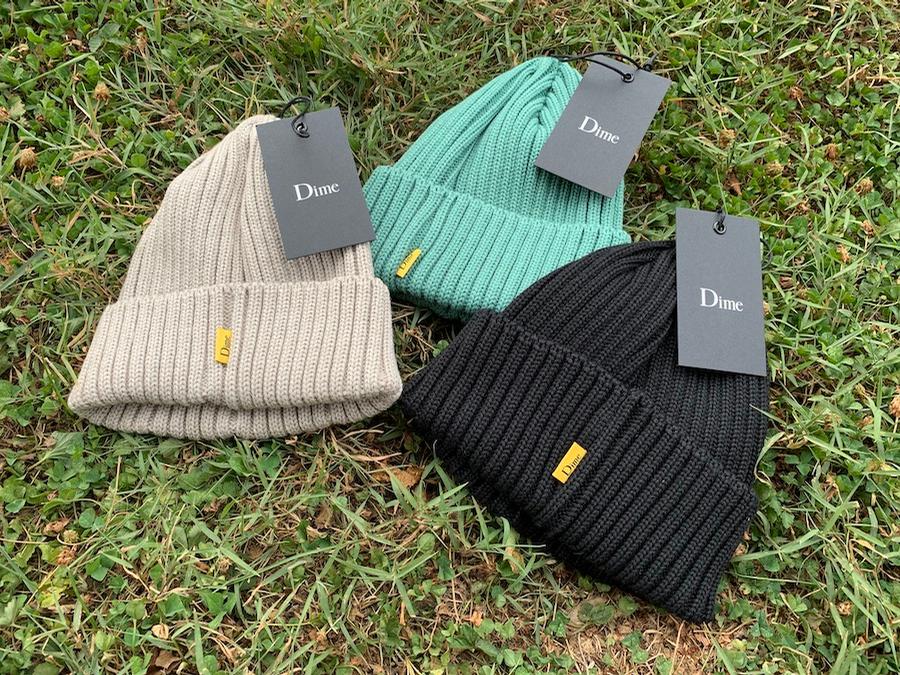 Dime Classic Logo Rib Beanie Hats 