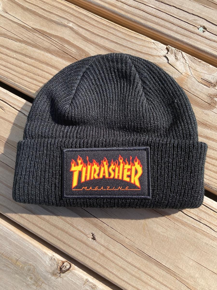 Thrasher Flame Logo Beanie Hats Beanies 