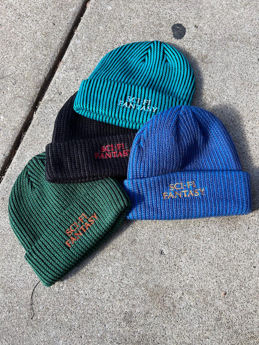 Sci-Fi Fantasy Logo Beanie Hats Beanies at Home Skateshop