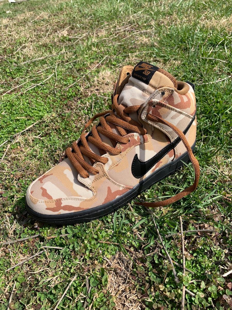 nike dunk desert camo