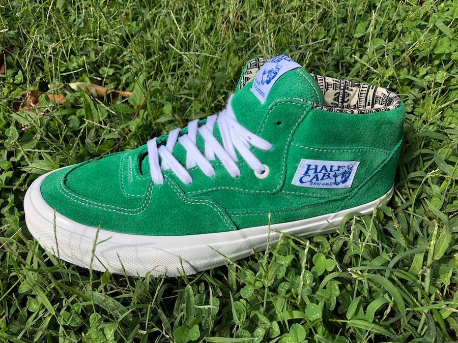 vans half cab green