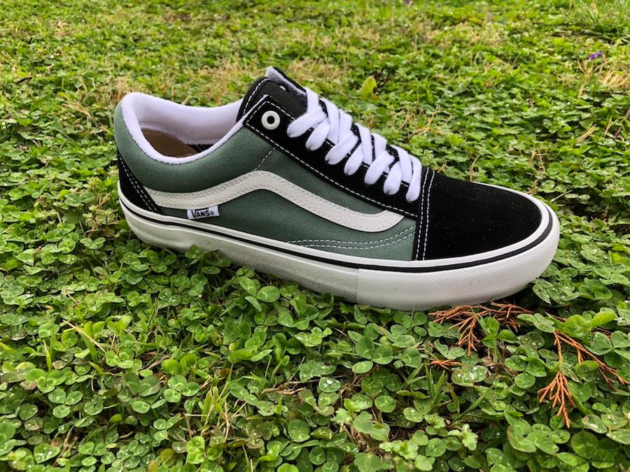 vans old skool pro duck green