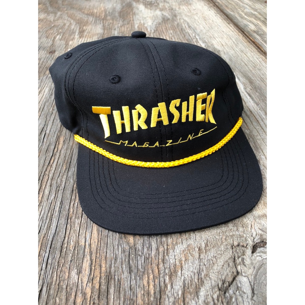thrasher rope snapback