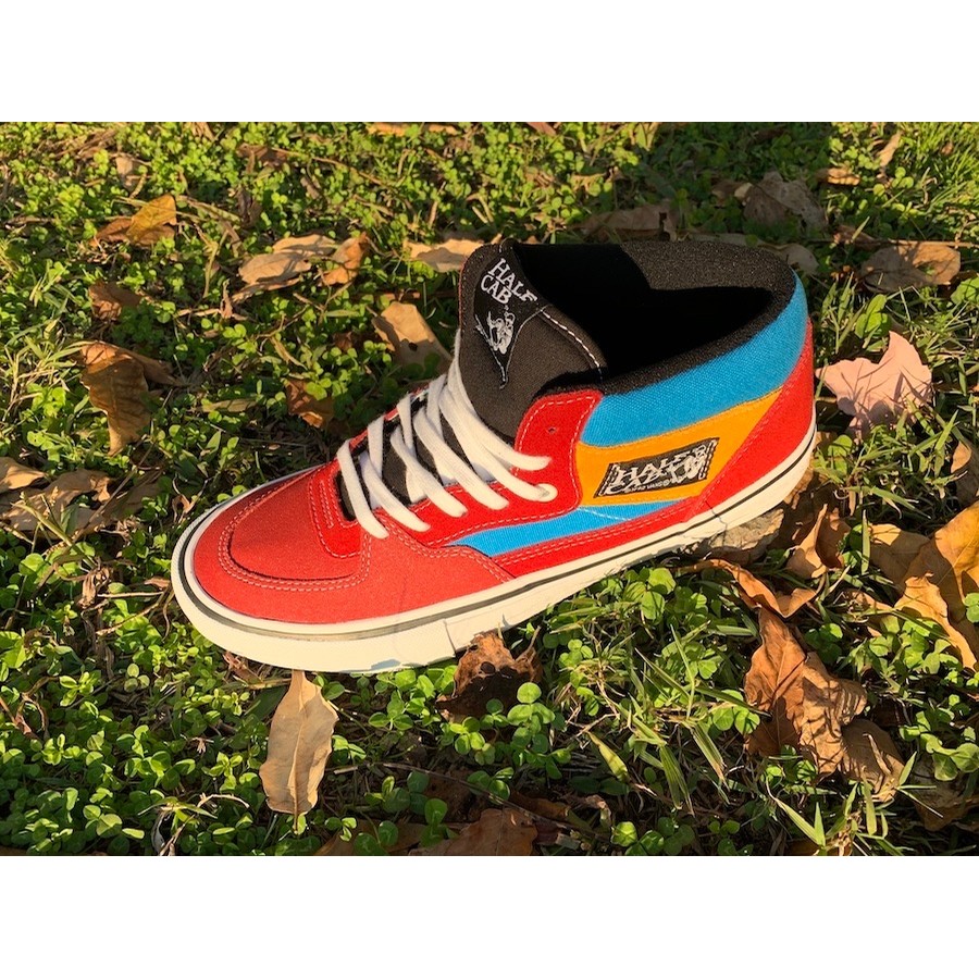 vans half cab pro red