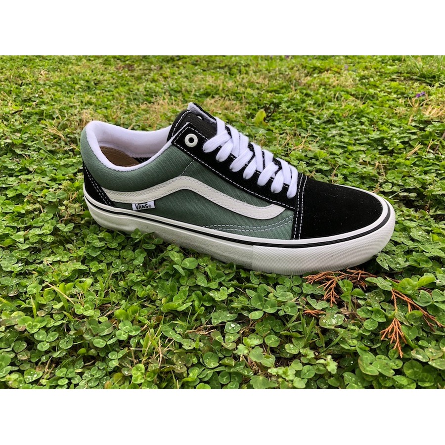 vans old skool pro green