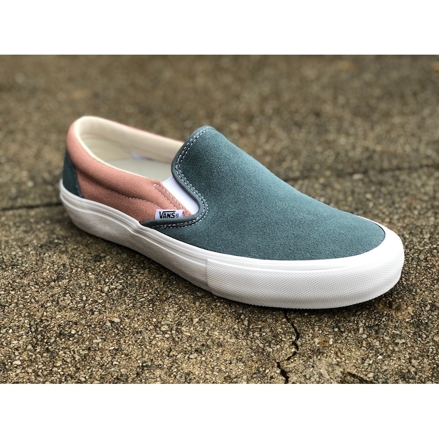 vans slip on pro goblin blue 