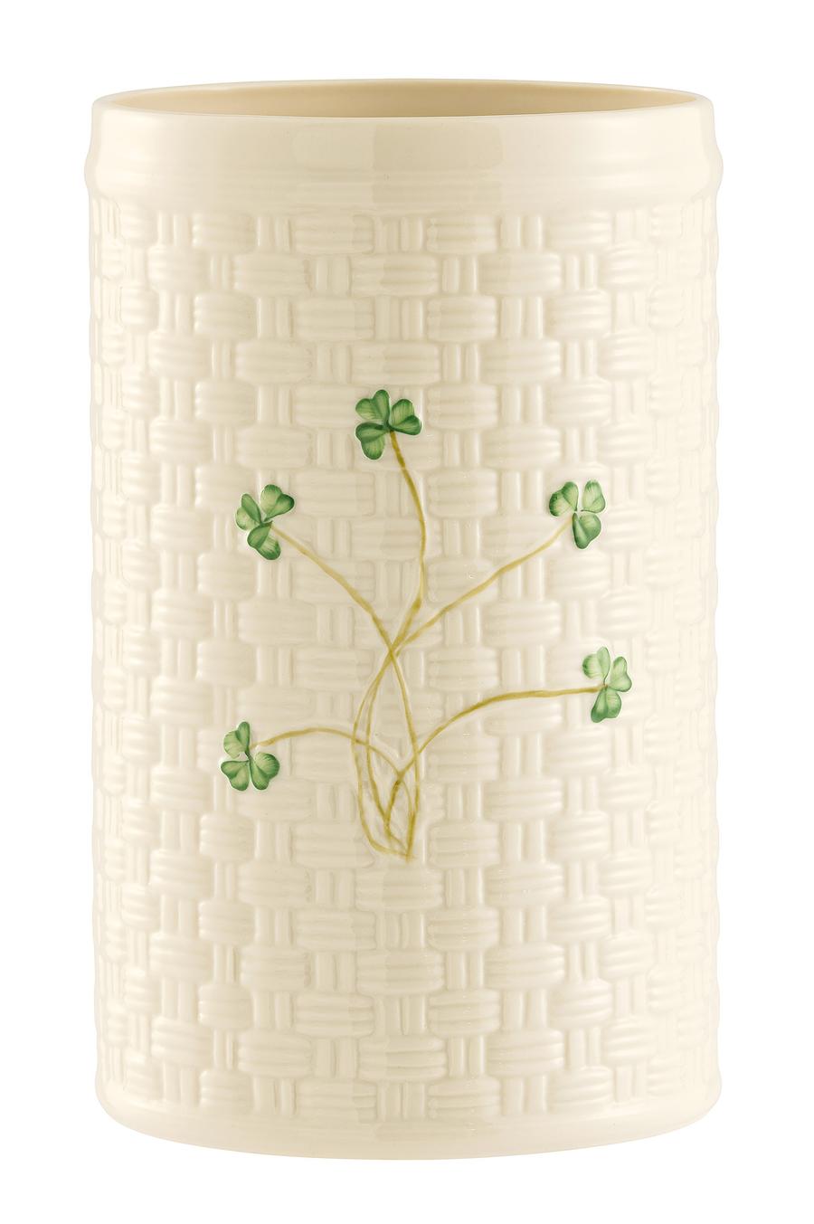 Belleek China Belleek Shamrock Utensil Holder Gifts For Home Tableware at Irish on Grand