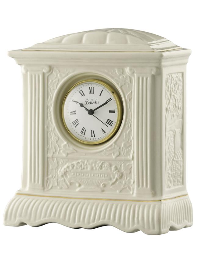 Belleek China Mantel Clock Gifts For Home Clocks at Irish on Grand