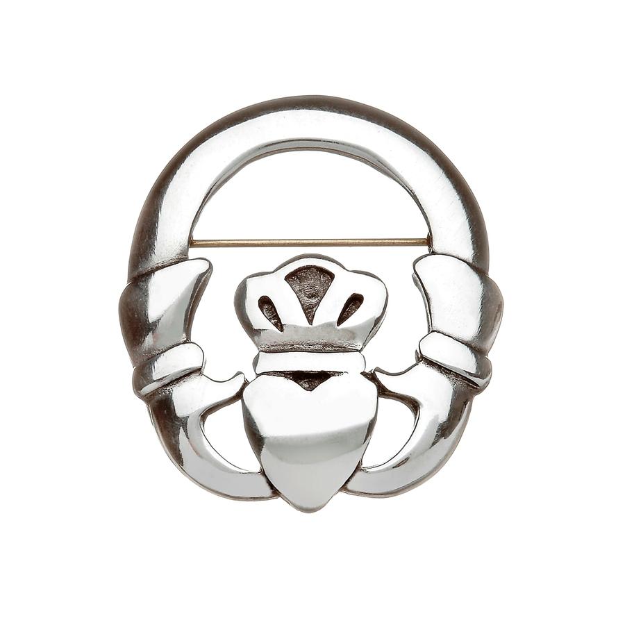 Amethyst Dublin Claddagh Brooch Jewelry Brooches Pins at Irish on Grand