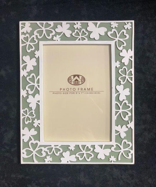BOE Shamrock Photo Frame 5x7 inch For Home Tableware Frames at Irish on