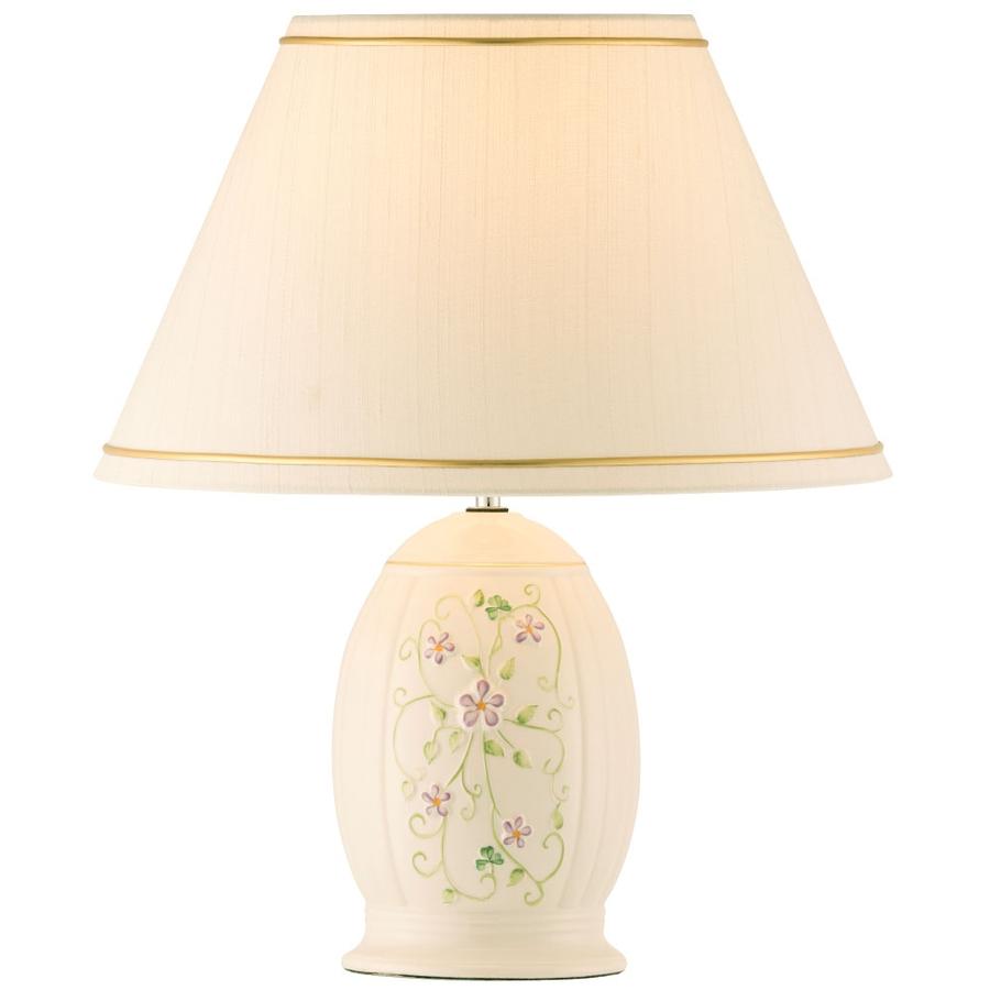 Belleek China Irish Flax Lamp and Shade For Home Tableware Lamps at