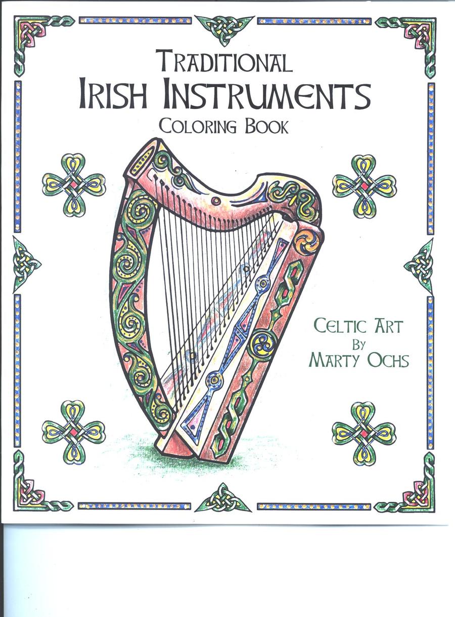 Download Books A J Cim Traditional Irish Instruments Coloring Book Entertainment Books Books A J At Irish On Grand