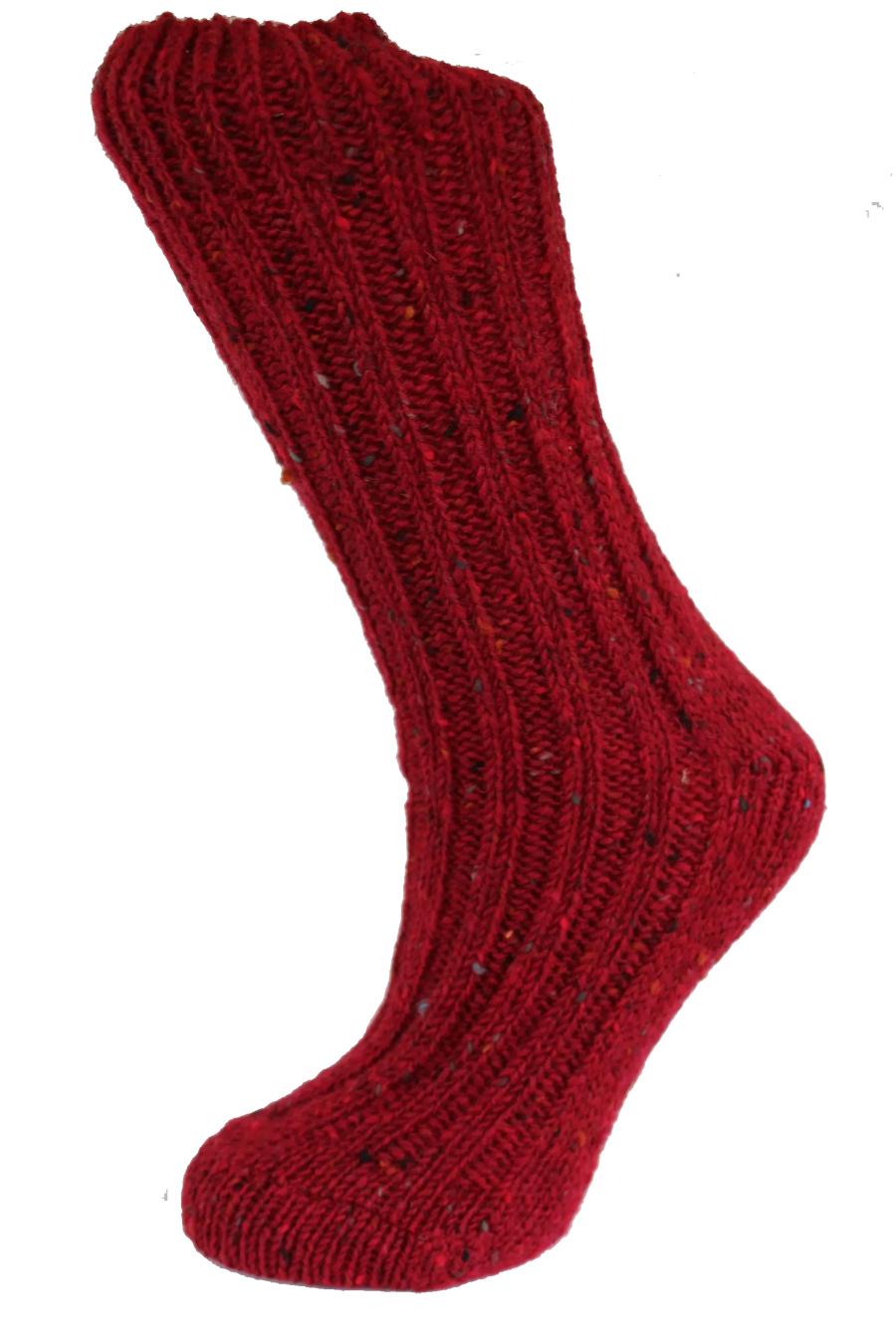 Irish Country Collection Socks Irish Country Wool Socks (Autumn Red