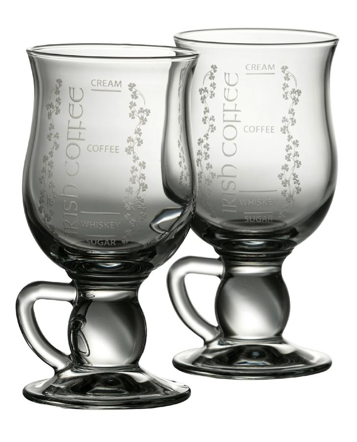 Galway Crystal Irish Coffee Glasses Pair Gifts For Home Tableware at