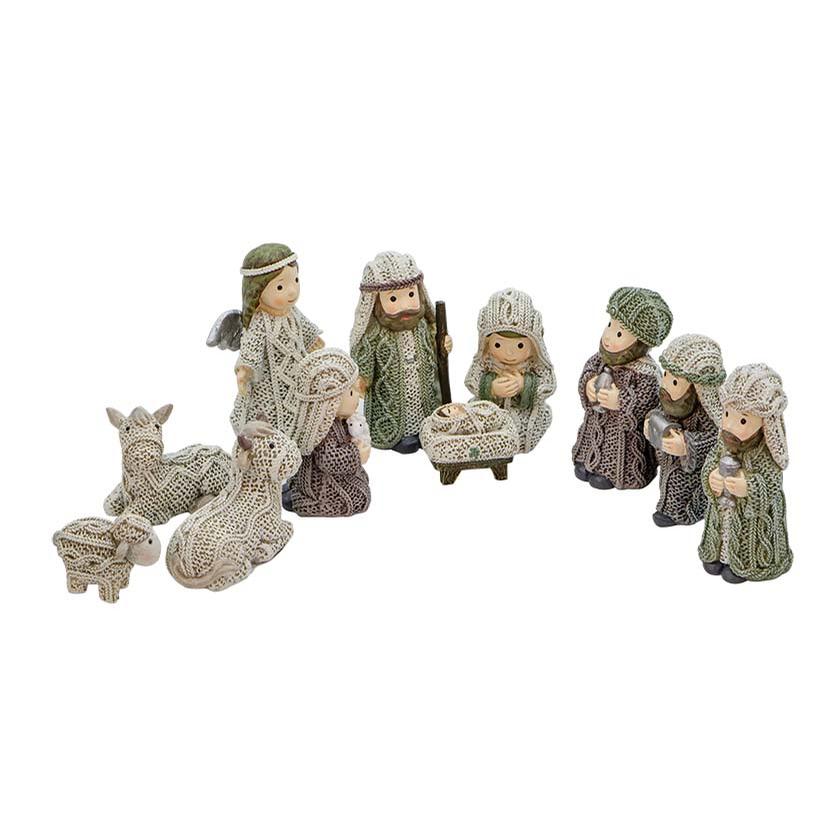 BOE Irish Aran Nativity Set Holidays Christmas at Irish on Grand