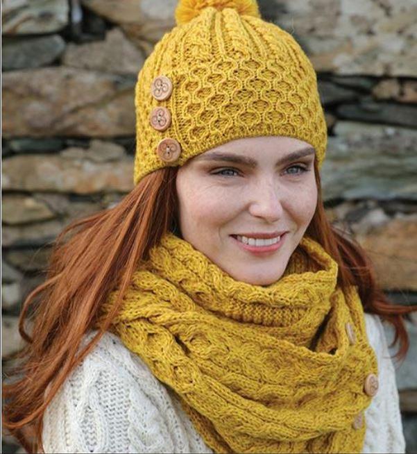 Aran Woollen Mills Irish Wool Hat Clothing Caps Hats at Irish on Grand