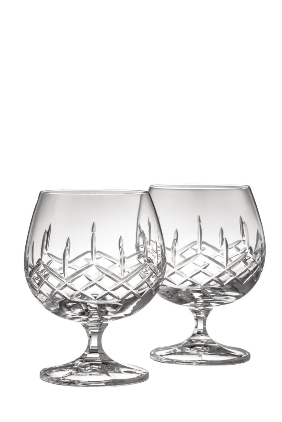 Galway Crystal Irish Crystal Brandy Glass Pair Gifts For Home Tableware at Irish on Grand