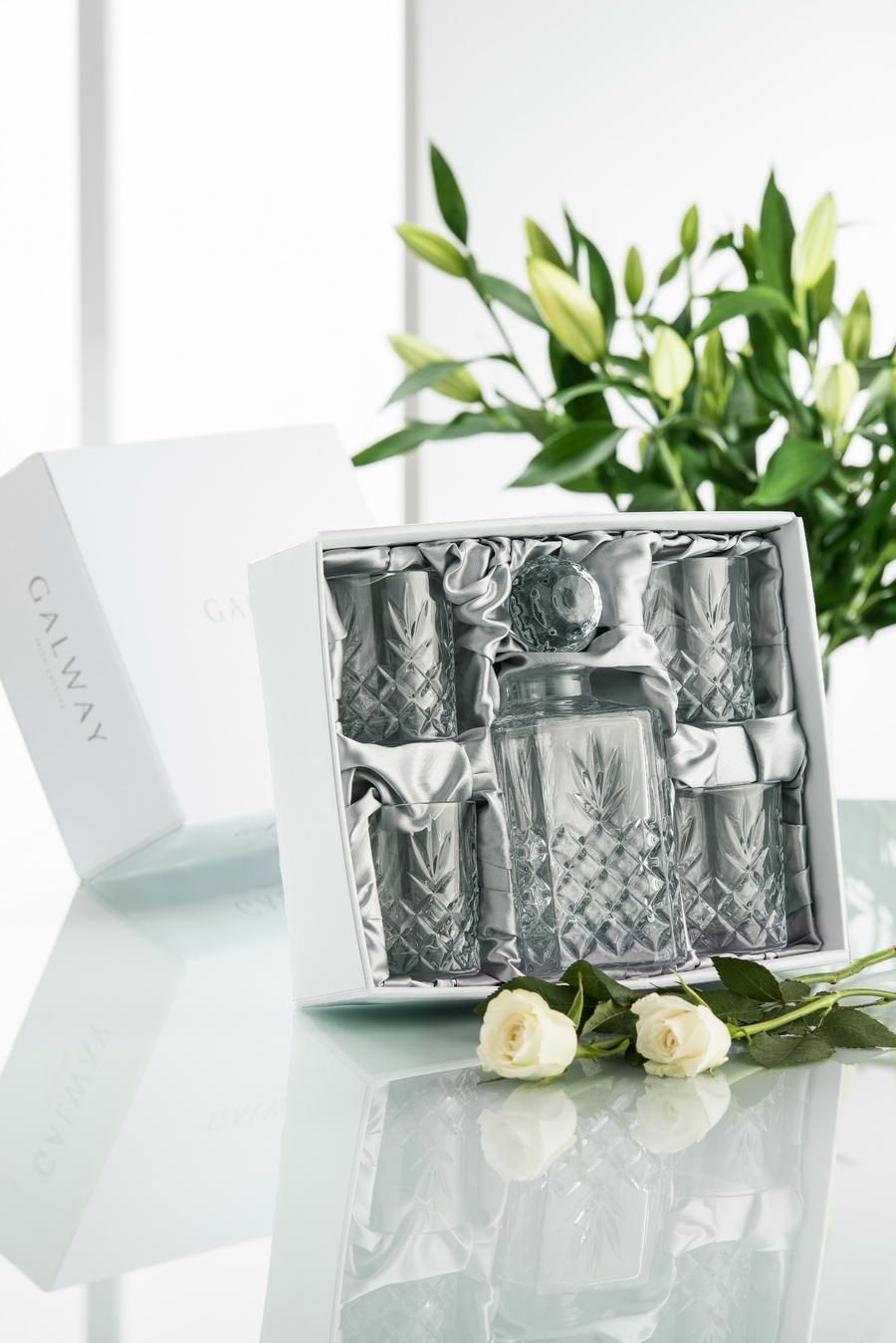 Galway Crystal Irish Crystal Decanter Set Gifts Pub Stuff Glassware at