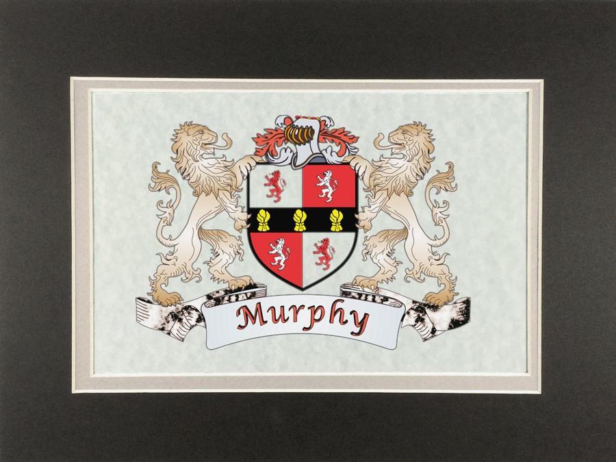 Sexton Family Crest Matted Print Gifts Family Crests at
